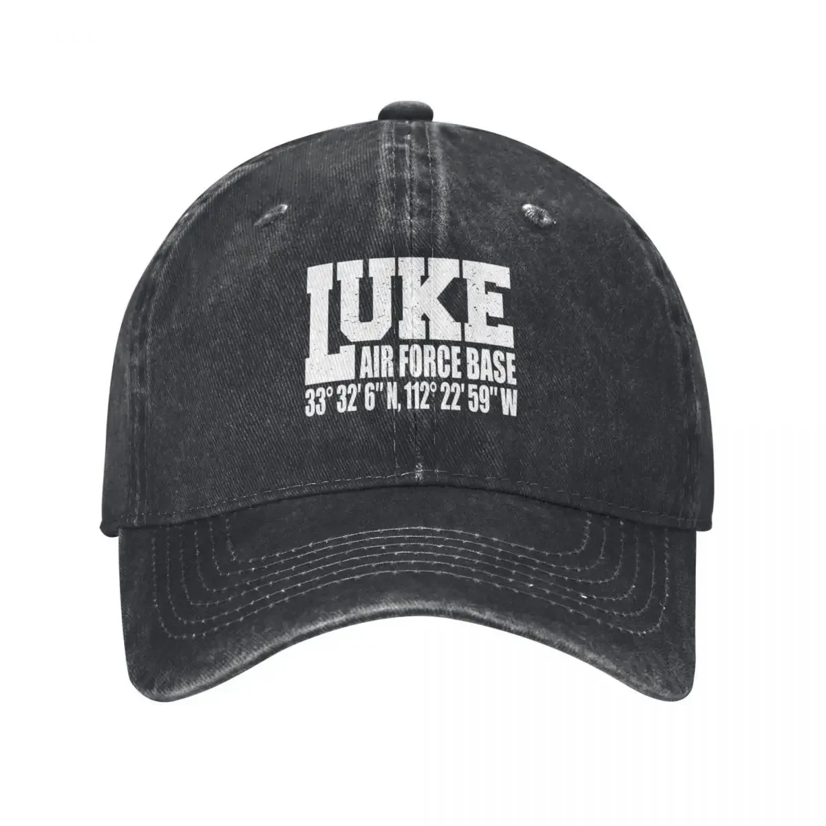 Luke Air Force Base Text Baseball Cap tea Hat western Hat Bobble Hat Baseball Cap Caps Male Women's