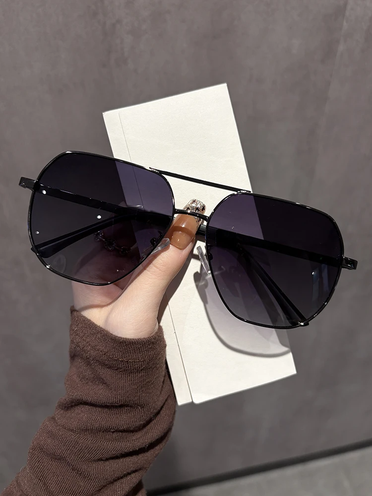 pilot-style-large-frame-frogmen-sunglasses-men's-driving-polarized-uv400-protection-sun-glasses-fashionable-comfortable-titan
