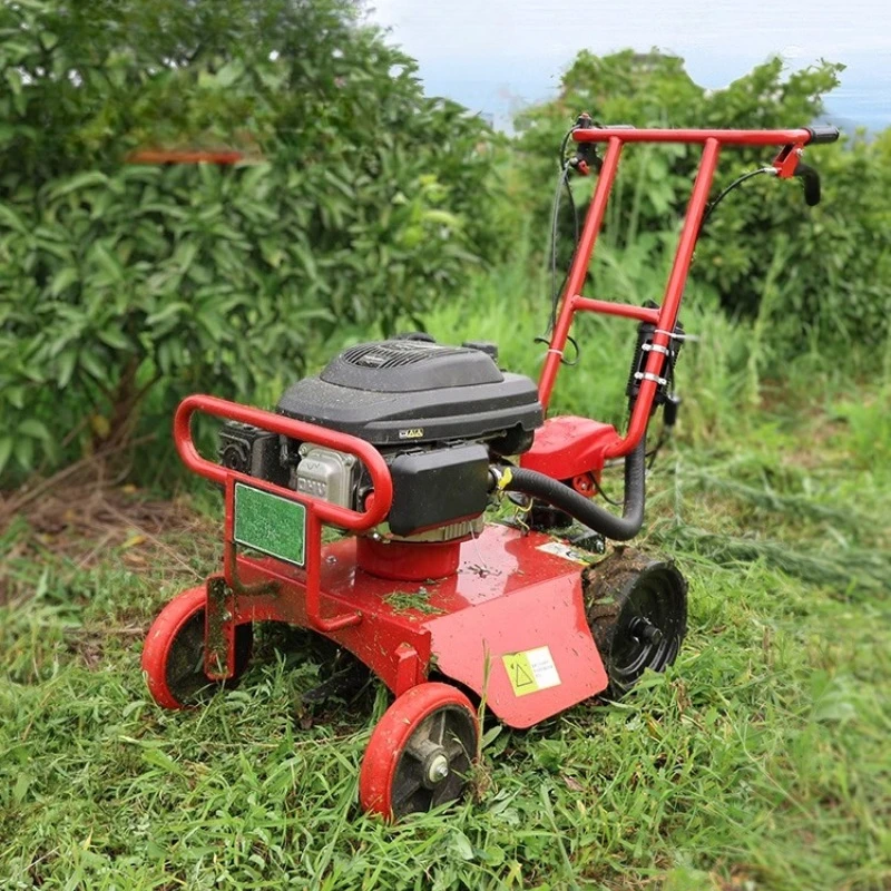 Rasenmäher, Obstgartenmäher, Selbstfahrender Graszerkleinerer für Brachland