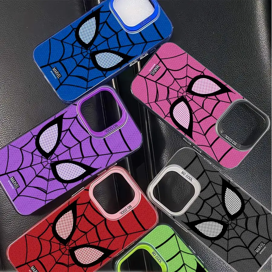 Marvel Sipider Man Logo Case for Apple iPhone 15 16 Plus 14 Pro 13 X XS Max 12 Pro 11 Pro Max XR 13 Pro Max Silicon Soft Cover