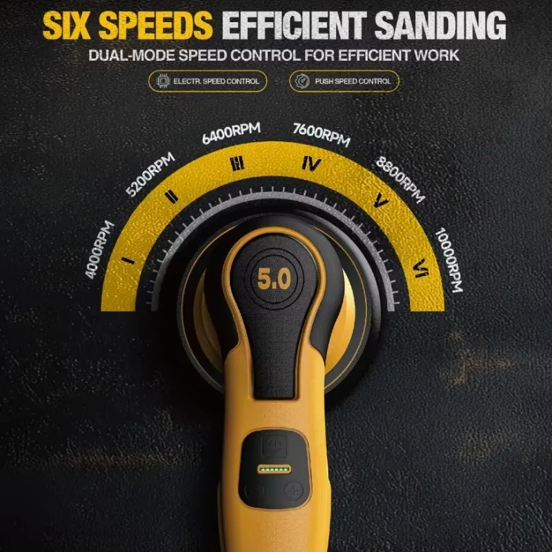350W Electric Brushless Dry Sander for Wood Polishing Wall Grinding Machine Highly Recommended for Floor & Car Surface Finishing