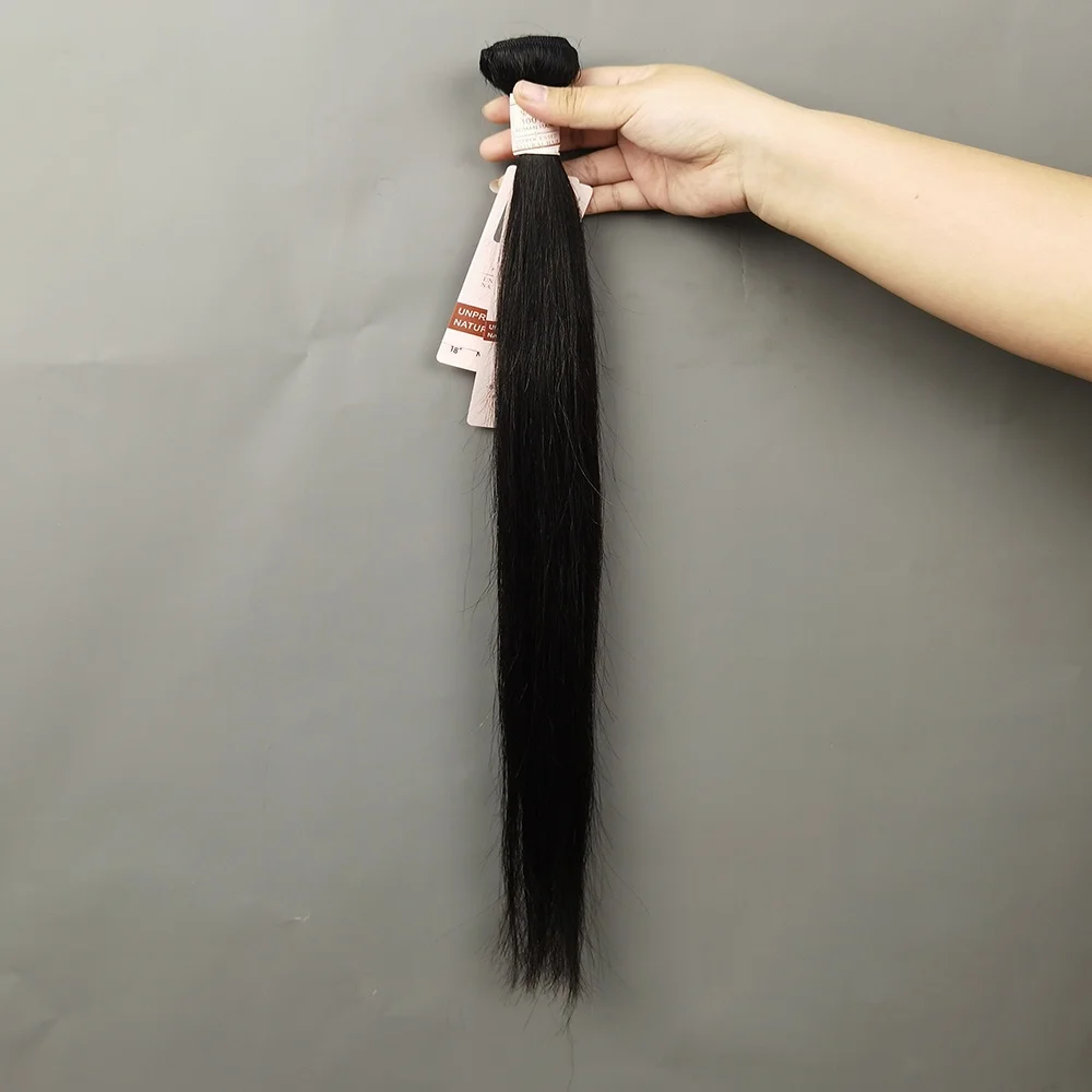 30Inch Menselijk Haar Weven Rechte Bundels 100% Menselijk Haar Natuurlijke Menselijk Haar Verlenging 1/3/4 Pcs Braziliaanse Maagdelijke Remy Haar 50G