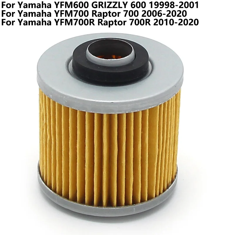 ATV Engine Oil Filter For Yamaha YFM600 GRIZZLY 600 1998 1999 2000 2001 YFM700 2006-2020 YFM700R Raptor 700R 2010 2011 2012-2020