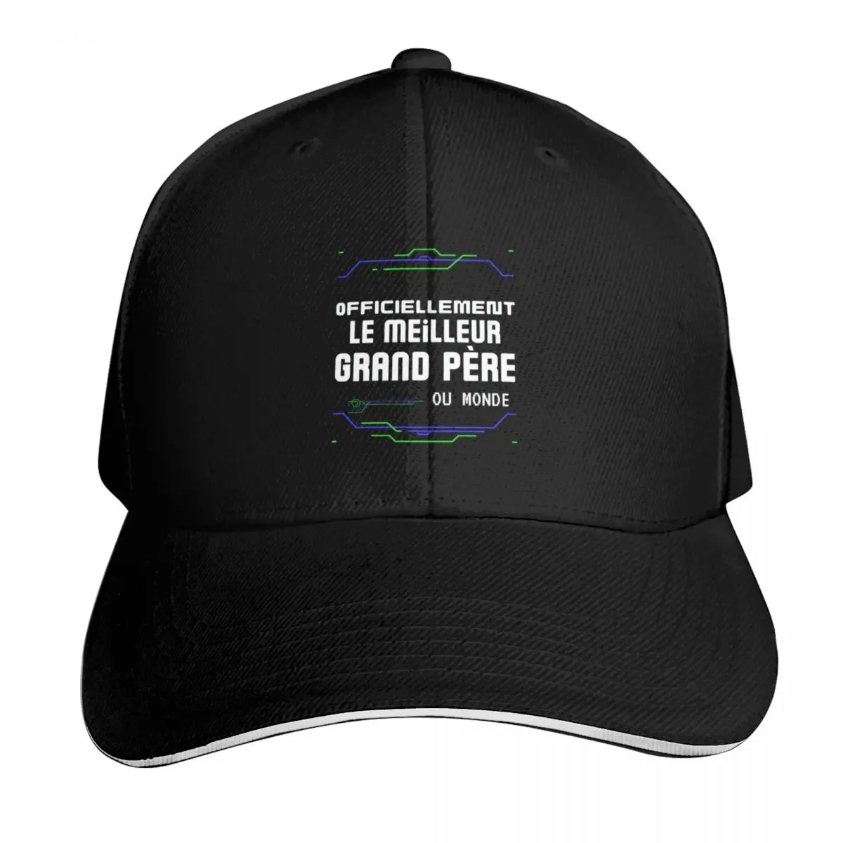 Gorra de Béisbol Oficialmente La Mejor del Mundo para Abuelo, Regalo Futurista de Ciencia Ficción para Papá o Abuelo, para el Día del Padre o Cumpleaños