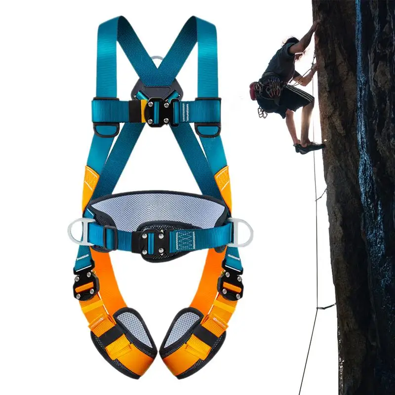 

Fall Protection Harness Tree Climbing Belt Climbing Harness Safety Harness Construction Harness Five-Point Rappelling Harness