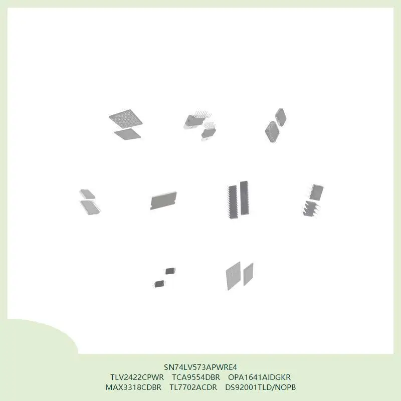

SN74LV573APWRE4 TLV2422CPWR TCA9554DBR OPA1641AIDGKR MAX3318CDBR TL7702ACDR DS92001TLD/NOPB