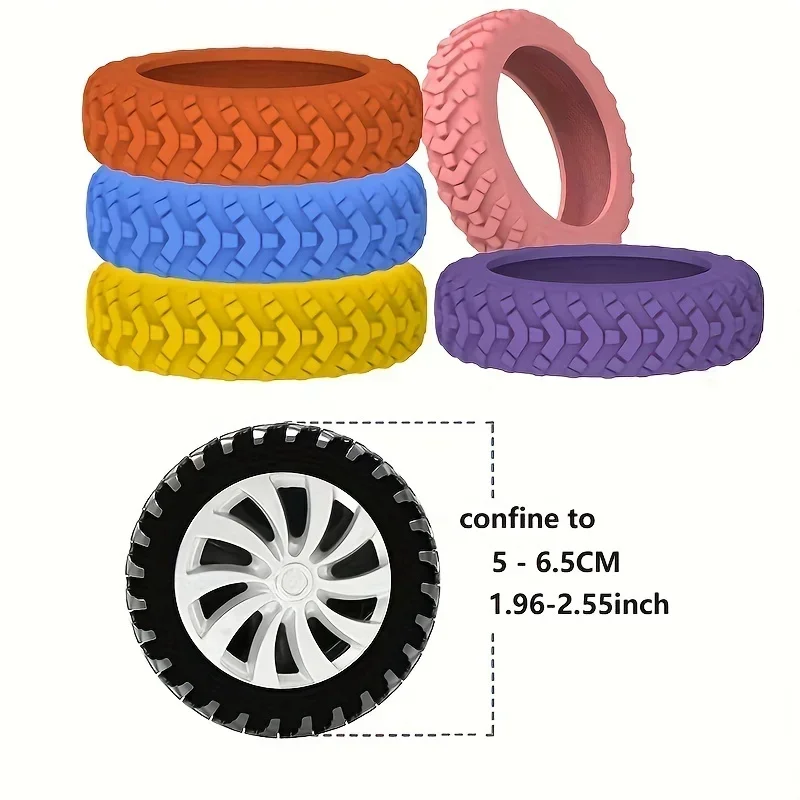 8 pieces of luggage casters, universal wheel silent noise reduction cover, silicone suitcase casters protection cover, travel