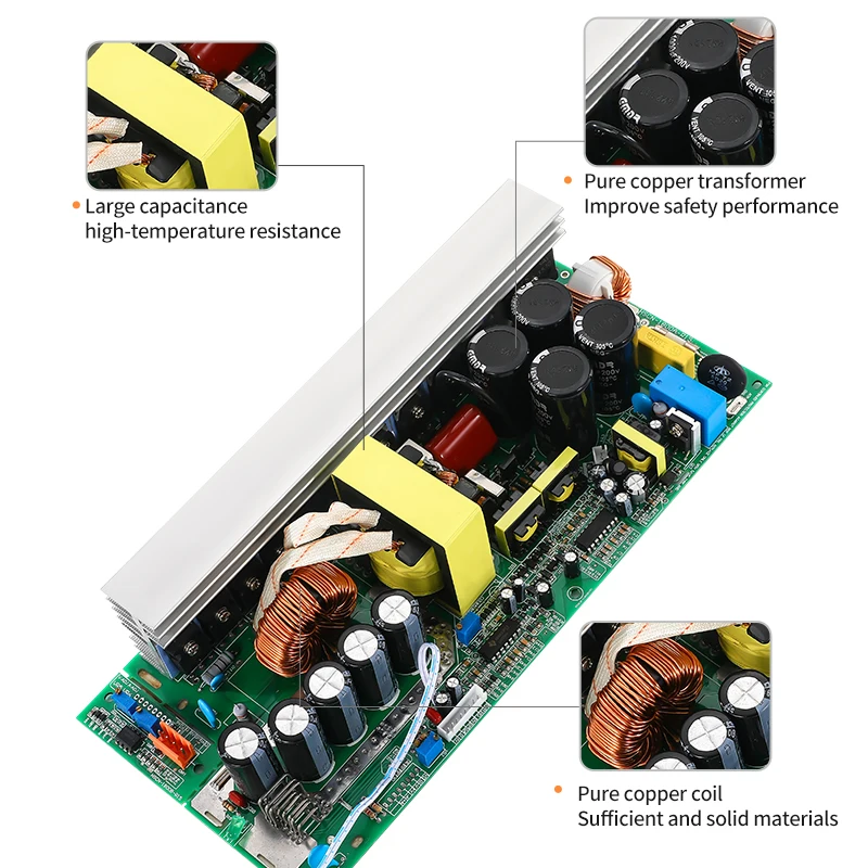 Imagem -04 - Mzmw Sk2000 2000w Que Comuta a Fonte de Alimentação 012v 24v 36v 48v 60v 80v 110v 220v ac dc Tensão Ajustável Corrente Smps de Alta Potência