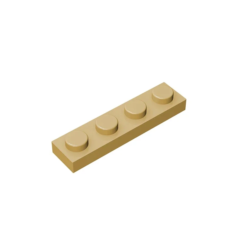 Gobricks GDS-504 Platte 1 x 4, kompatibel mit Lego 3710 Teilen Kinder-DIY-Baustein, Partikelplatte zum Selbermachen