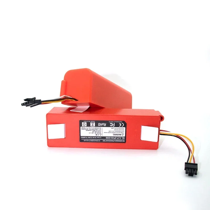 14.4V 12800mAh baterai pengganti penyedot debu robot untuk Xiaomi Roborock S55 S60 S65 S50 S51 S5 MAX S6 bagian