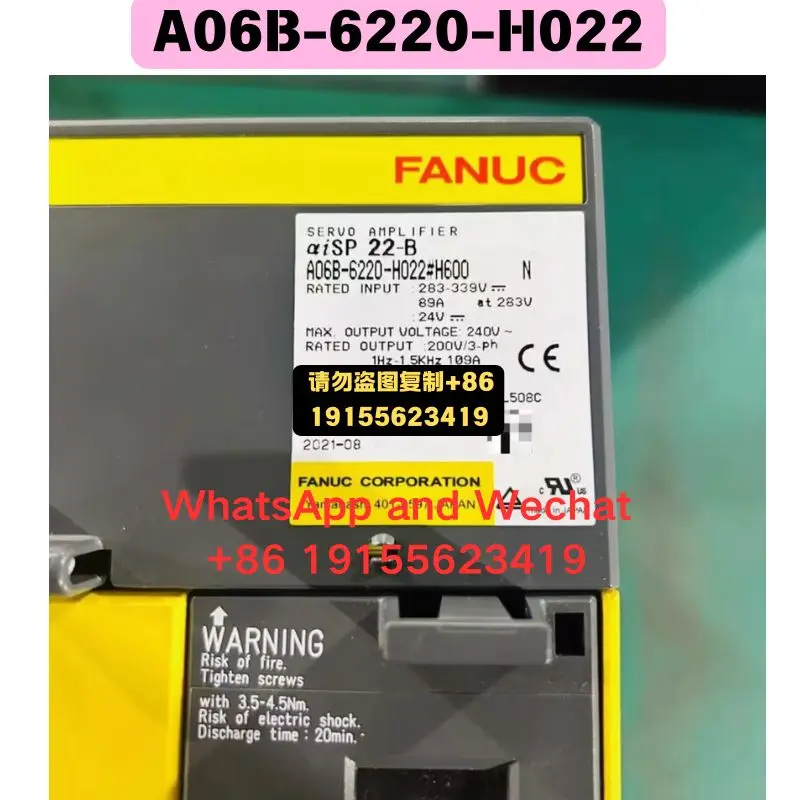 

Б/у оригинальные разобранные детали A06B-6220-H022. Функциональный тест драйвера пройден. Быстрая доставка.