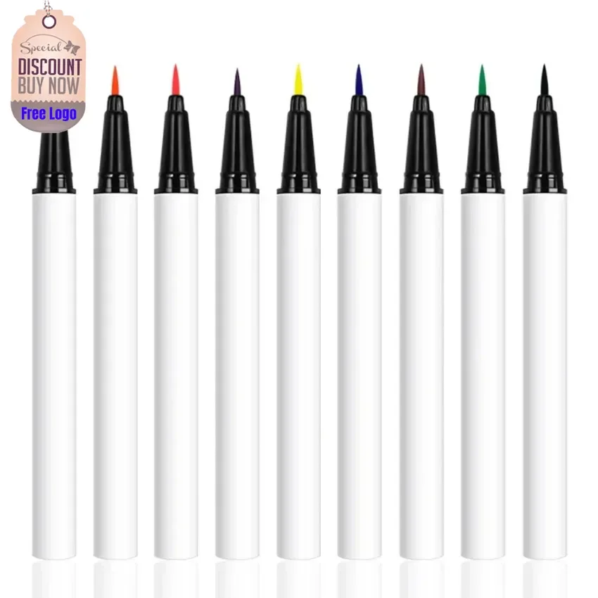 

Private Label 9colors Fluorescent Liquid Eyeliner Fast Dry Waterproof Non-smudged Long-lasting Eyes Beauty Makeup Bulk Custom