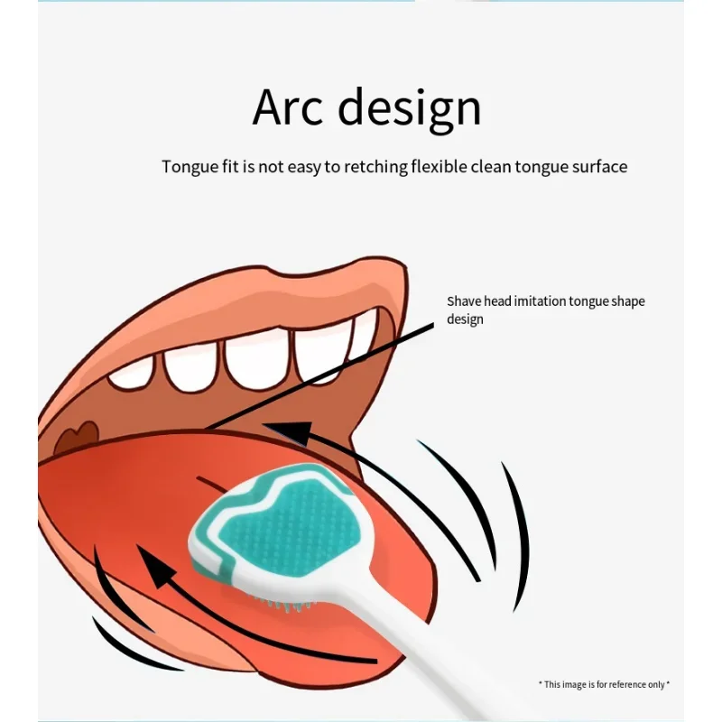 Pembersih Lapisan Lidah Lembut Pembersih Lapisan Lidah Pembersih Lapisan Lidah Portabel Menghilangkan Bau untuk Menjaga Kebersihan Napas Segar
