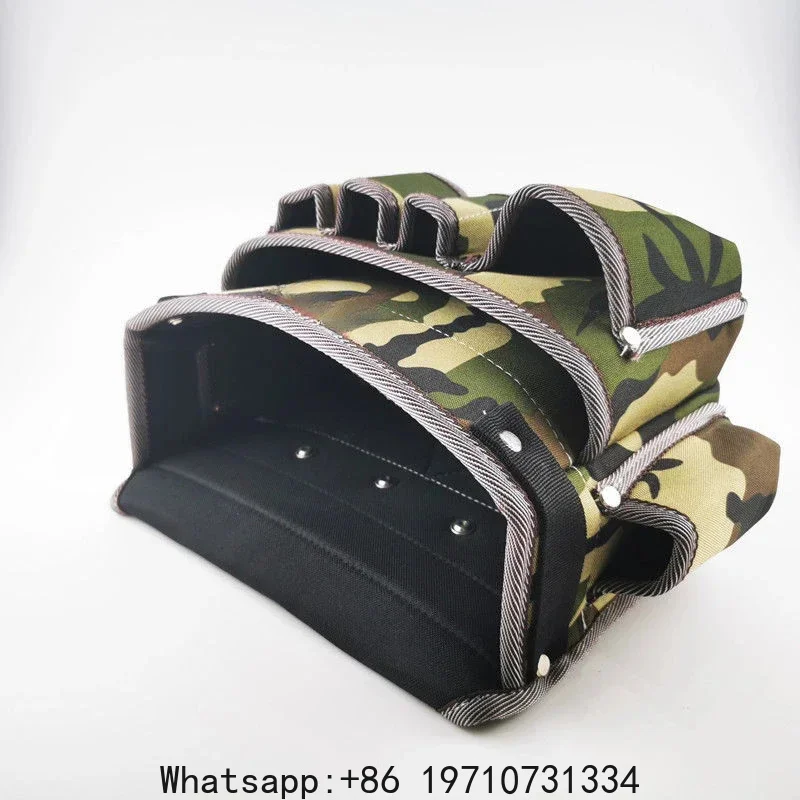 Oxford Cloth Multifunctional Waist Bag Suitable for Hardware Tool Bags for Woodworking Electricians Maintenance and Decoration