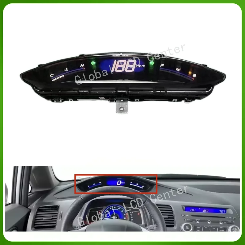 

LCD Display screen instrument assembly For Honda Civic 8th Generation 2006-2011