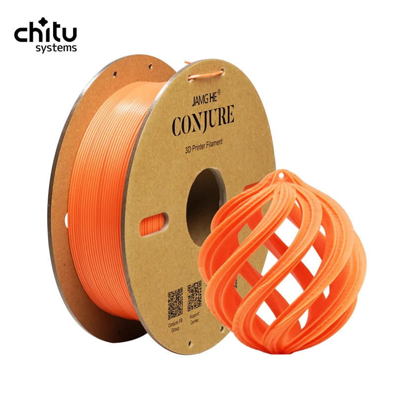 3D Printers Conjure Filament PLA+ 1.75mm Dimensional Accuracy Low Shrinkage Colorful FDM Accessories Materials