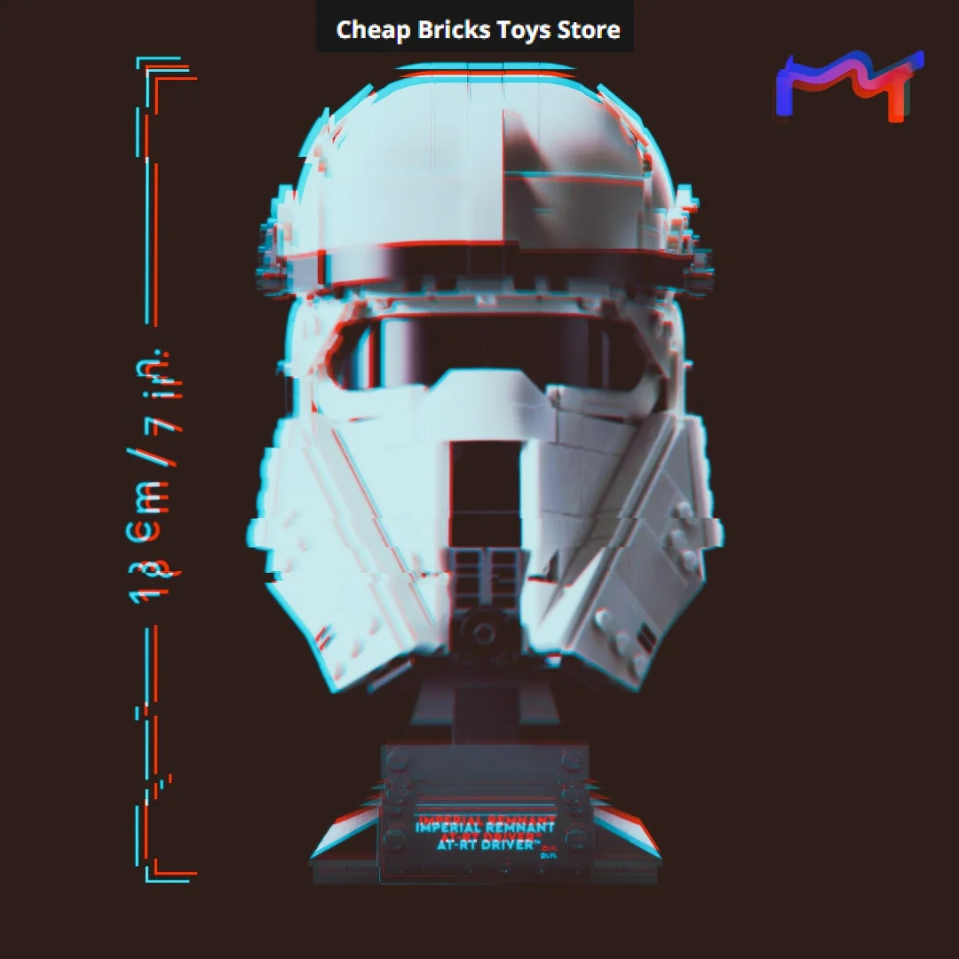 

775pcs Model Building Blocks for Home Decor Dispaly Space Helmets Collection Bricks Driver Helmet Adults Gifts Assemble Toys
