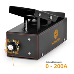 HITBOX – pédale de commande Amp à pédale de soudage TIG, Compatible avec ACDC HBT200P AC/DC et autres machines avec commandes de torche à 5 broches