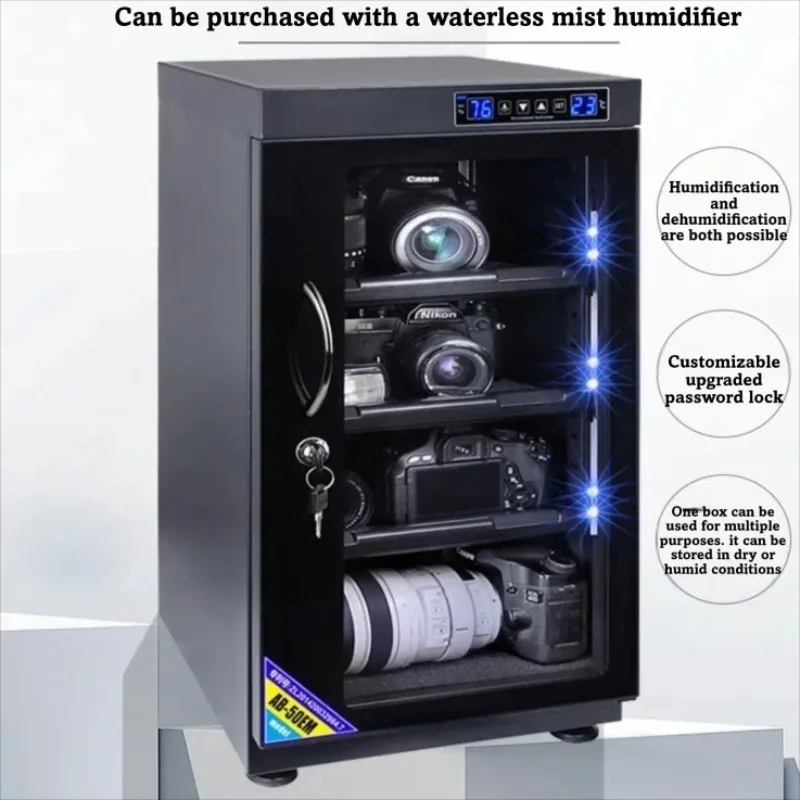 High Capacity Electronic Dry Cabinet 18 180L For Camera Lens Stamp Tea And Professional Equipment Storage