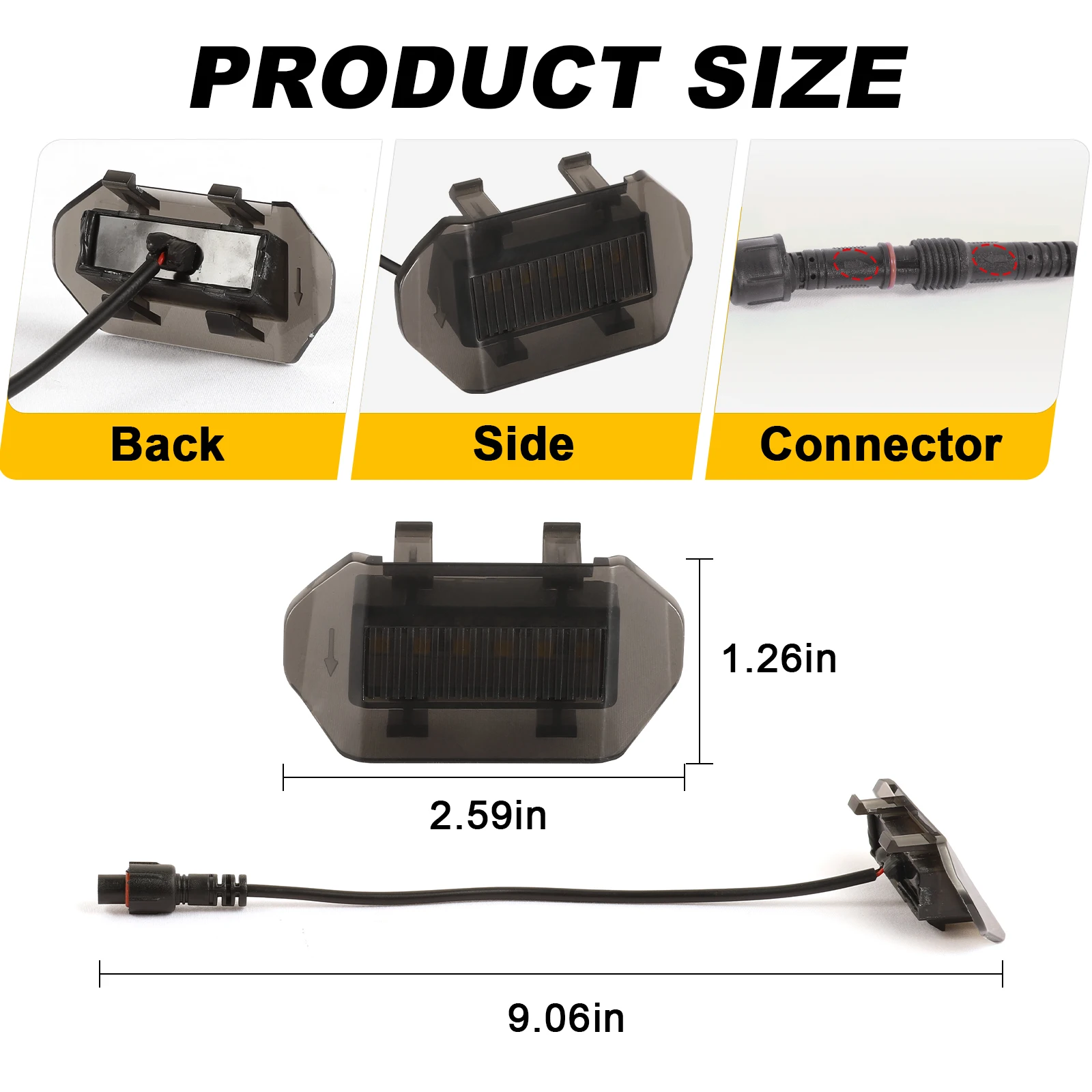 Front Grill Grills Lights Fit for Jeep Wrangler JL JLu 2024 2025 2026 Grill Lights Accessories - view 3