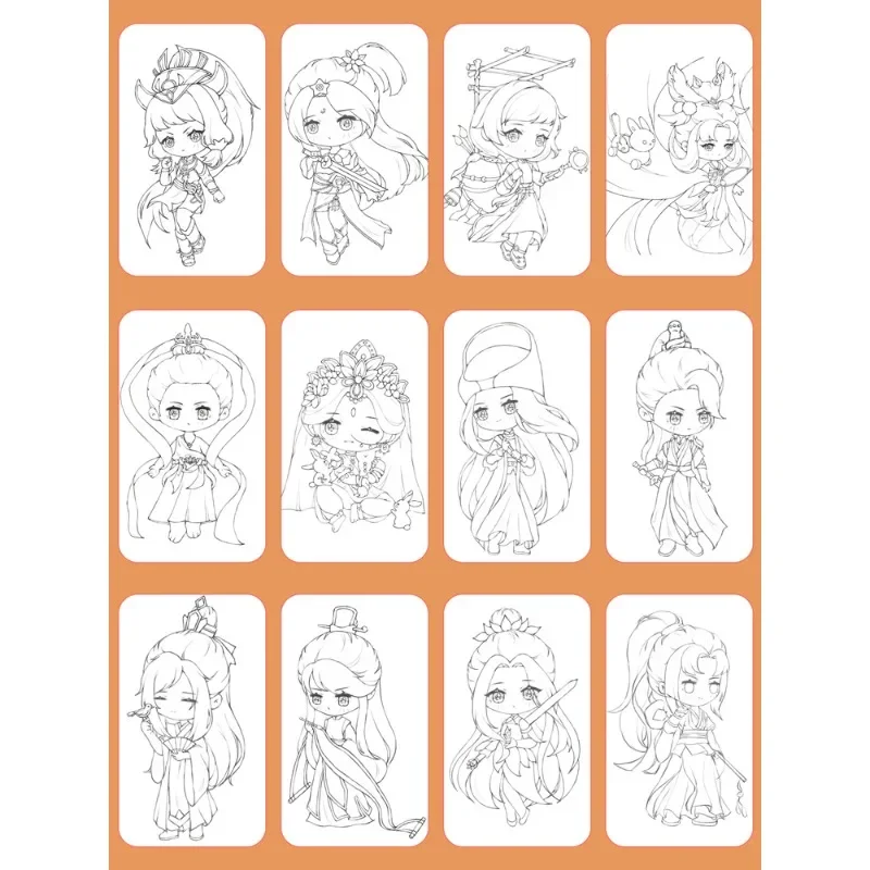 Q-Version im antiken Stil des Zeichentrickfiguren, Malerei, Animation, Tutorial, Buch, Cartoon-Einführung, Selbststudium