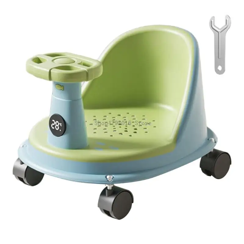 

Secure Baby Bath for Infant 6+ Months Slip Resistant Design Shower Chair