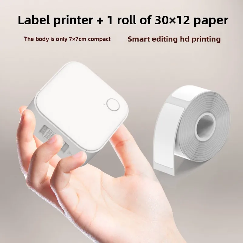 Label Printer Handheld Portable Home Price Identification Barcode Self-adhesive