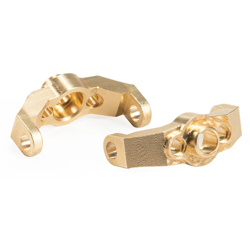 Y34A Messing-Lenkrollenblöcke C-Naben für 1/18 RC Crawler TRX4M Upgrade-Teile