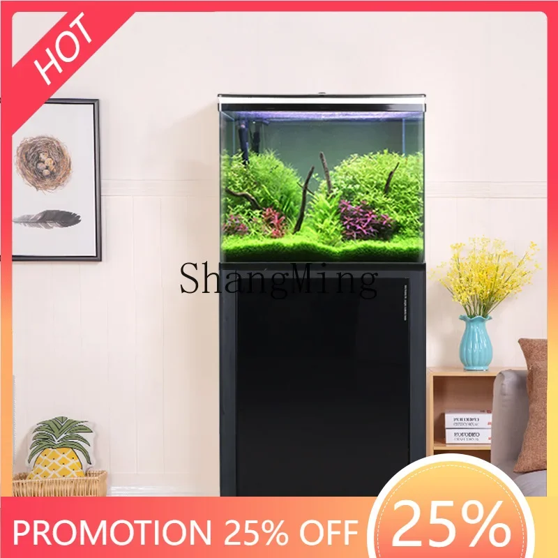

FGgood-looking living room large fish tank, bottom filter ecological goldfish glass medium lower filter tank
