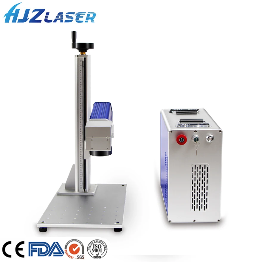 Factory Automatic Fiber Laser Marking for Jewelry/Plastic Rubber/Stainless Steel/Glasses/Metal