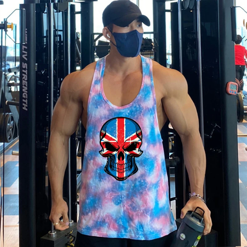 

New Mens Workout Summer Mesh Gym Singlets Breathable Fashion Running Camouflage Tank Top Sleeveless Fitness Casual Sporting Vest