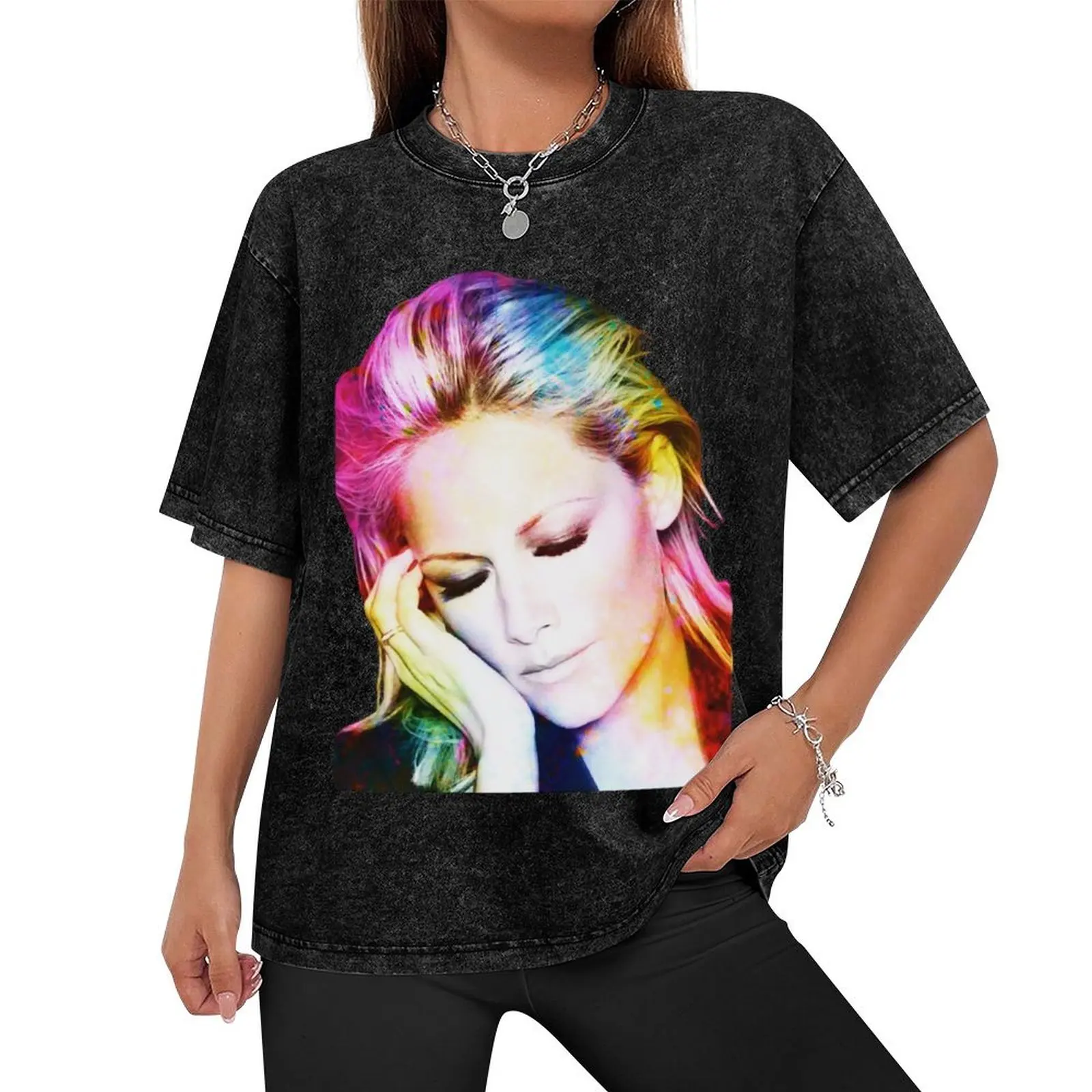 Helene Fischer T-Shirt summer top Anime t-shirt Blouse luxury t-shirt plain black t shirts men