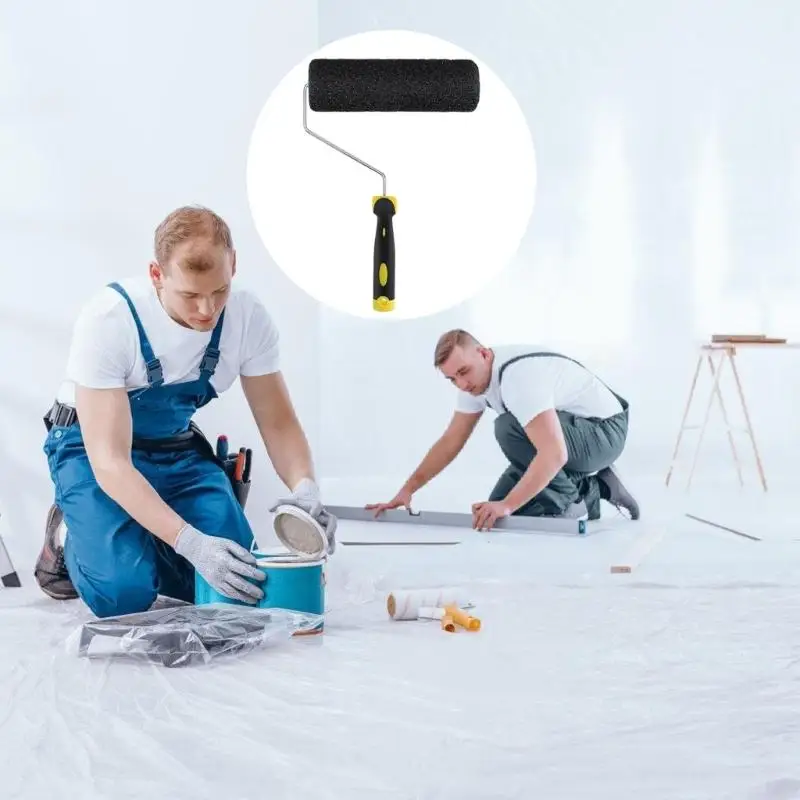 Multipurpose 9Inch Drywall Compound Roller Covers Pack of 3 Accessory for Professional Wall and Ceiling Painting