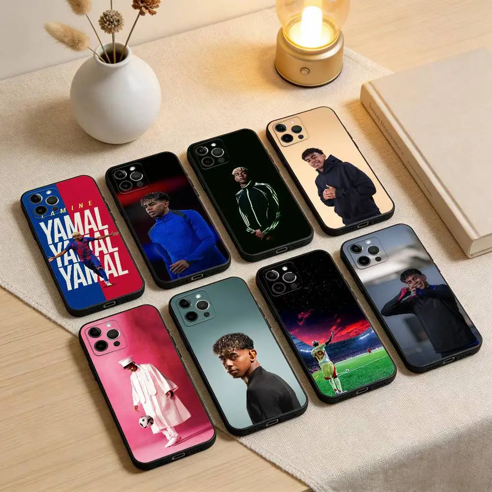 

Lamine Y-Yamals-19 Phone Case For iPhone 17,16,15,14,13,12,11 Plus,Pro Max,XS,Soft Silicone Black Cover