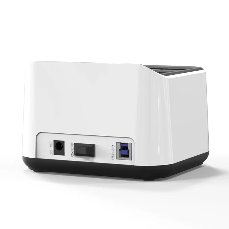 Dual Bay USB 3.0 Hard Drive Holder for 2.5-inch/3.5-inch SATA Mechanical SSD HDD Desktop Copying Machine Solid State Drive Box