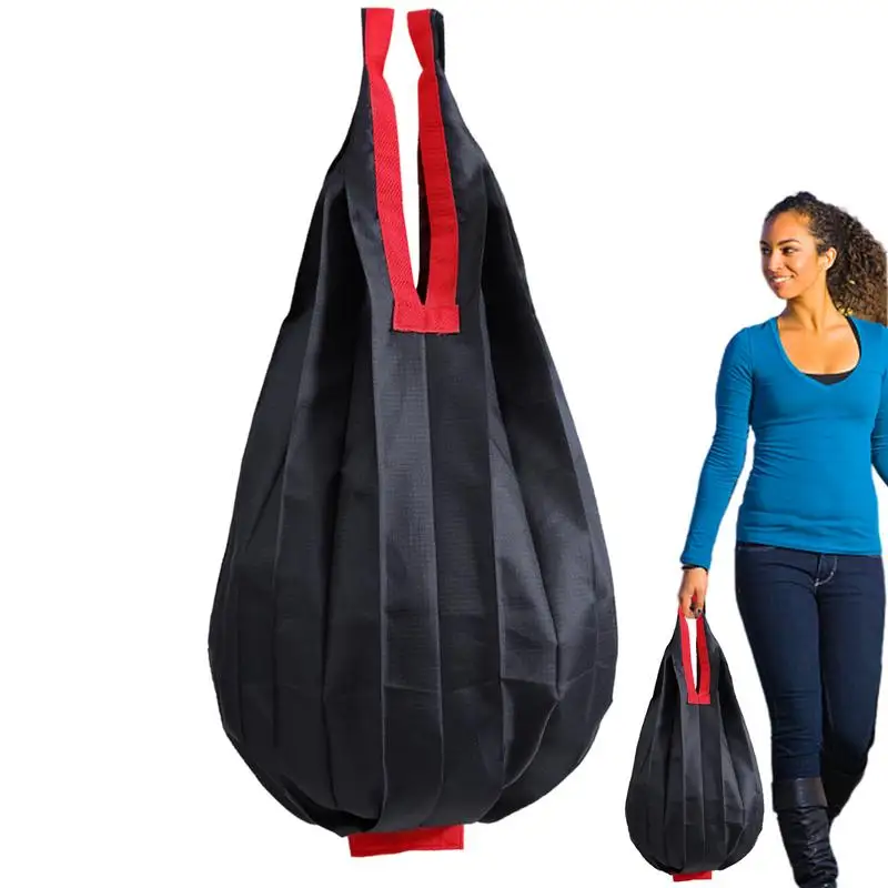 Milieuvriendelijke supermarkt boodschappentas met grote capaciteit en hand Opvouwbare zware boodschappentas Herbruikbare reisboodschappentas