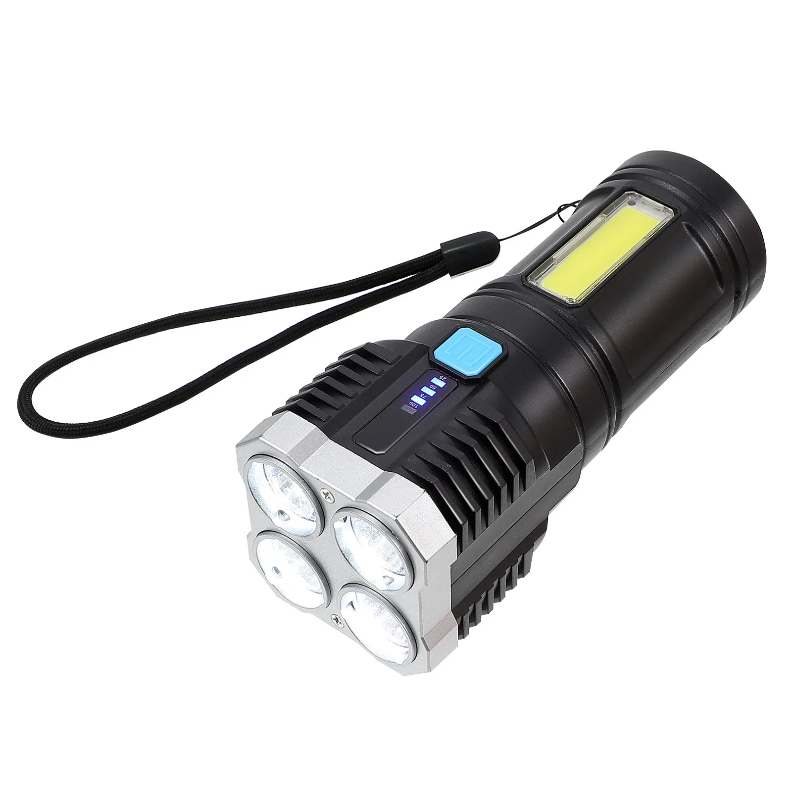 

Multifunctional Flashlight Rechargeable LED Outdoor Waterproof Portable Camping Hiking Emergency Lighting Device