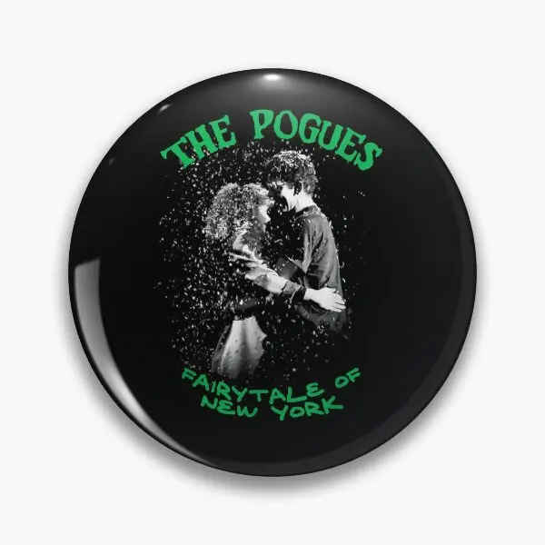 Los Pogues cuento de hadas en Nueva York Cristo botón suave Pin joyería Metal lindo Collar de dibujos animados sombrero broche creativo Pin de solapa divertido