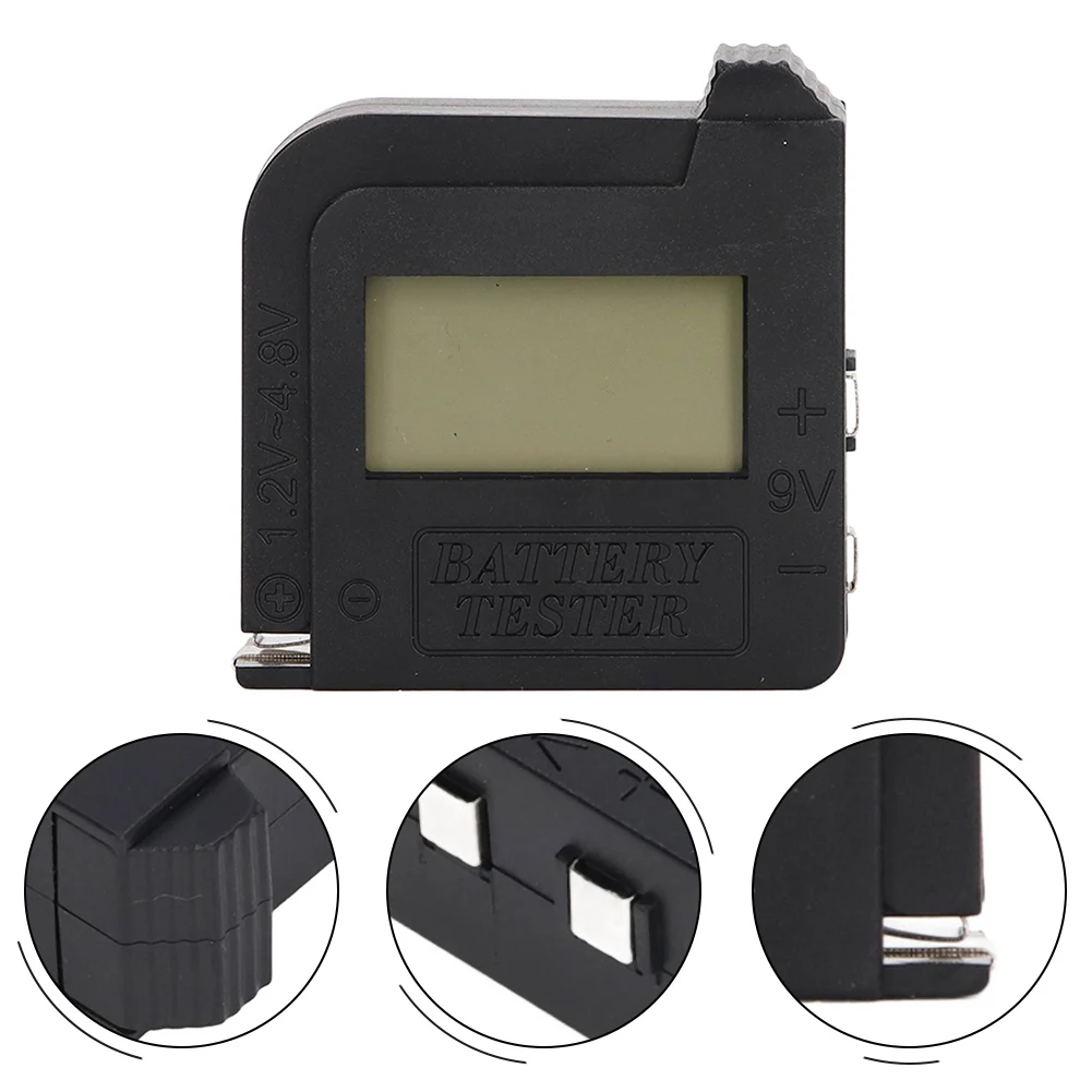 Portable Digital Display Battery Capacity Tester, Power Detector, Battery Tester Test Checkered Load Analyzer Display Check ﻿