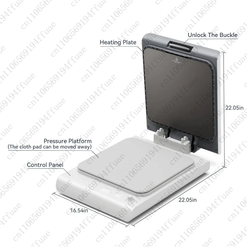 H1 Automatic Logo Printer DIY Portable Mini Heat Transfer Machine 15 Inches X 15 Inches T-shirt