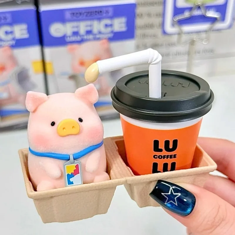 

Original TOYZEROPLUS Lulu The Pig Work Series Blind Box Cartoon Anime Figure Mystery Box Cute Desktop Ornament Trendy Toy Gifts