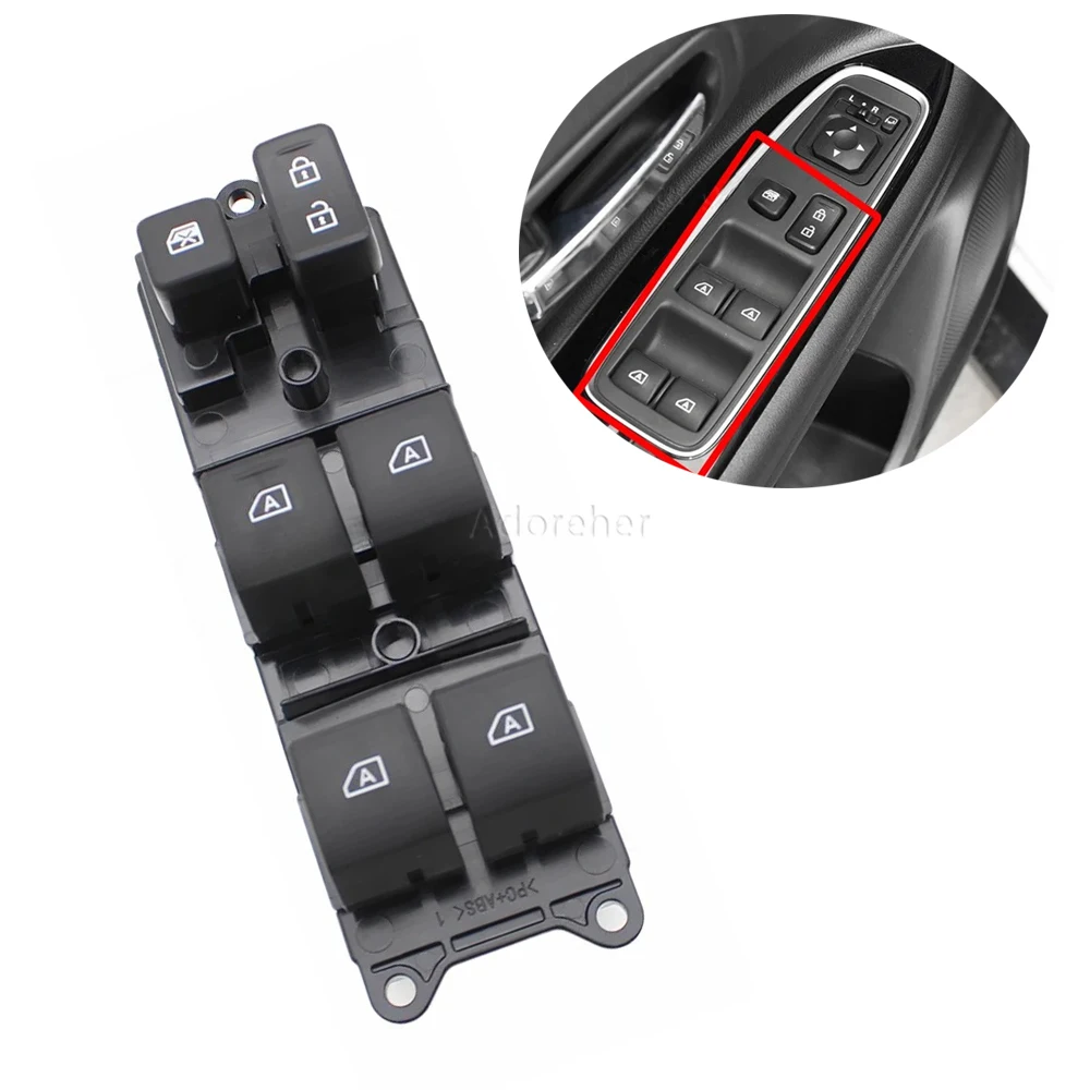 

Front left driver side Power Window Control Switch Window Lifter Regulator Switch Button For Mitsubishi Outlander 2019 - 2021