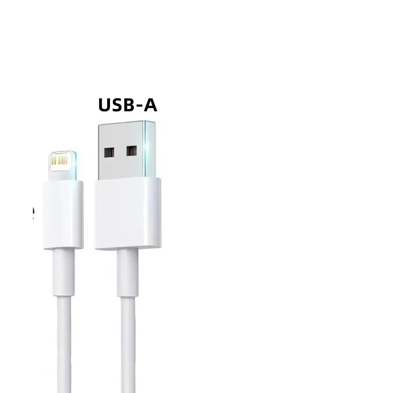 Cable de carga rápida de 0,2 m, 1m, 1,5m, 2m, 3m, 35W para Apple iPhone 14 13 Pro Max 11 12 mini X XR XS Max 7 8 Plus tipo C línea de USB-C rápida