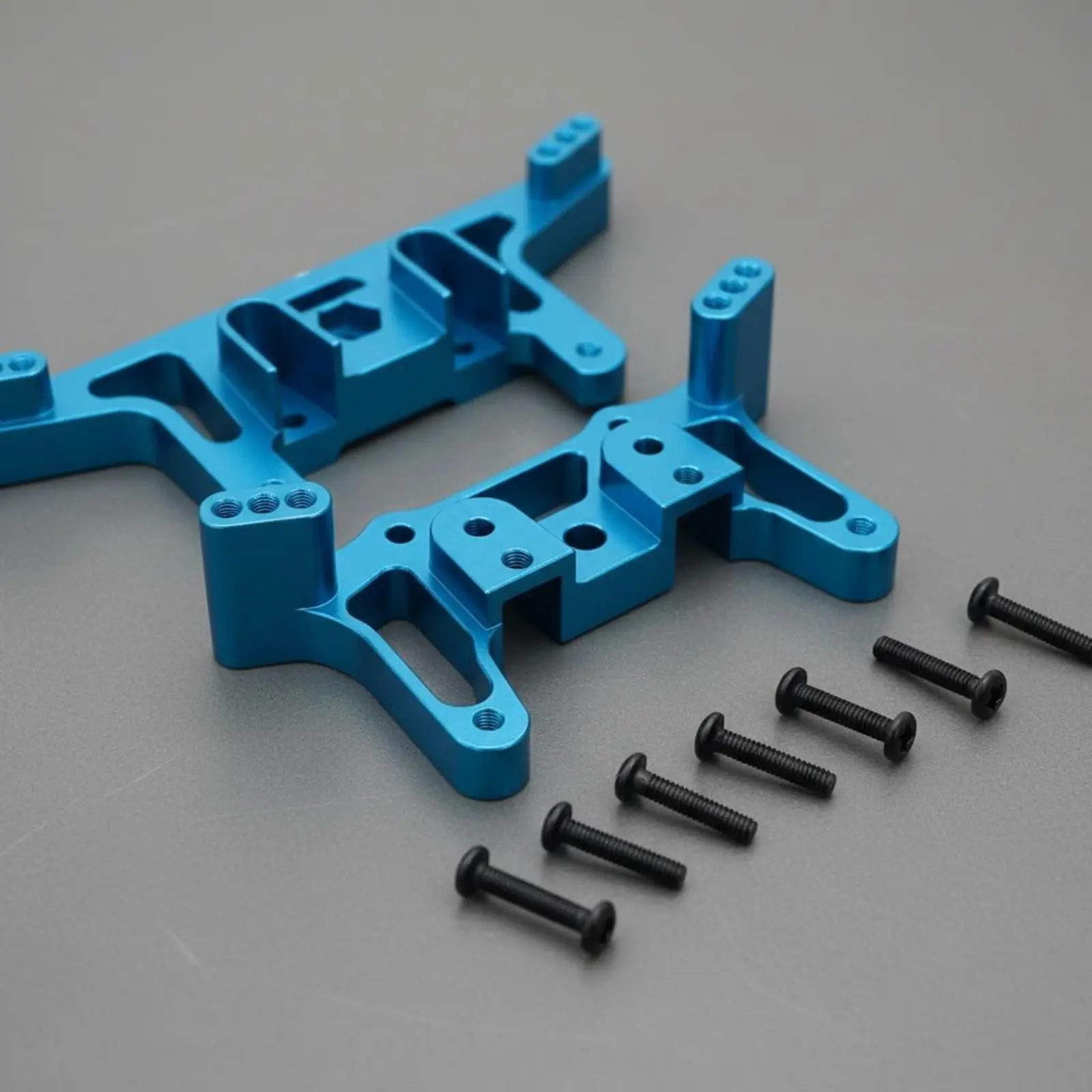 

Aluminum Shock Absorber Bracket Anodized Finish Aluminum Shock Mount Set Metal Damping System Modification Kit Reduces