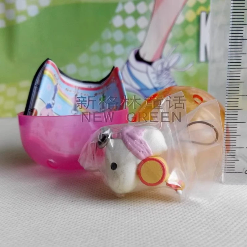 Bandai mainan kapsul Kapibarasan Blowfish Otter lucu dan Super lucu seri keluarga Tikus belanda air liontin Gashapon