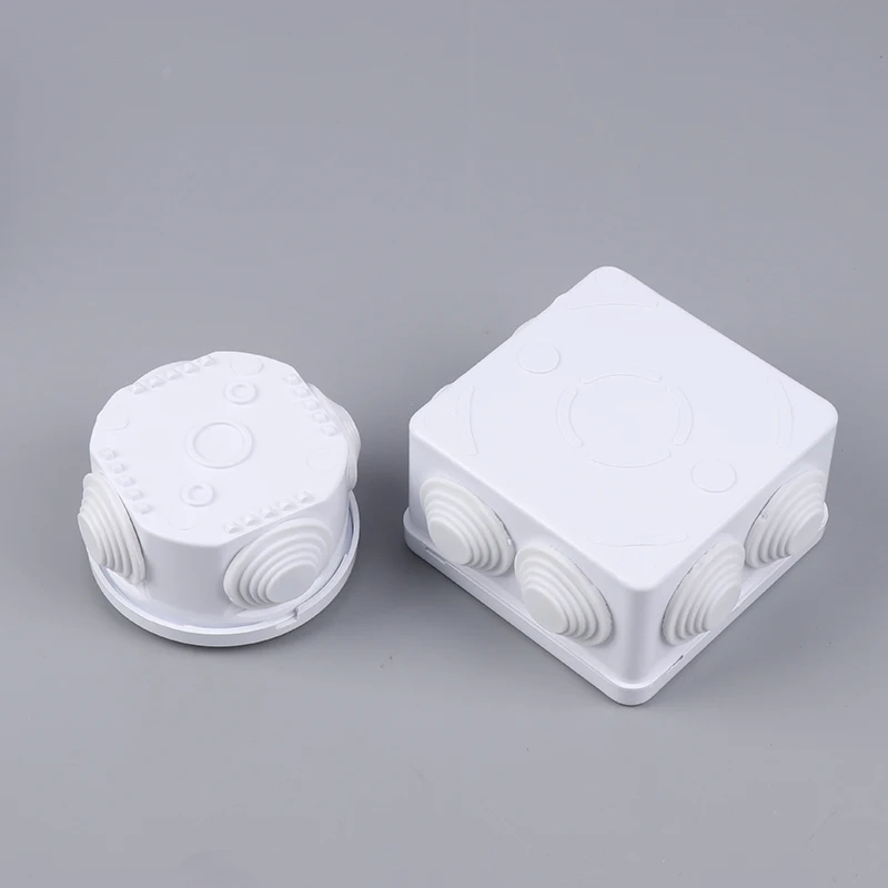 50*50/80*50/85*85*50/100*100*70mm DIY Waterproof IP65 Power Case Junction Box Indoor Wire Shell Electric Control Boxes