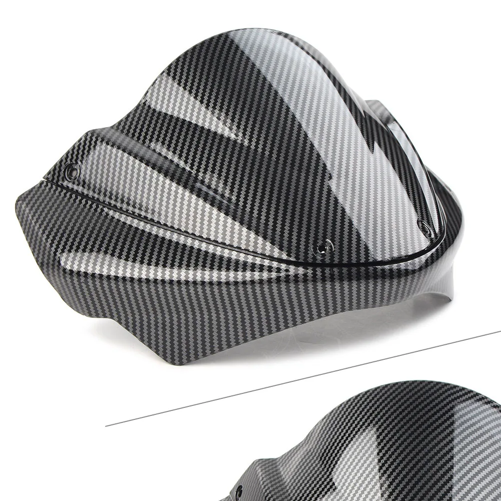 Carbon Fiber Pattern Motorcycle Upper Front Cowl Nose Fairing Windshield For Ducati Monster 696 796 1100/S/EVO ABS Plastic