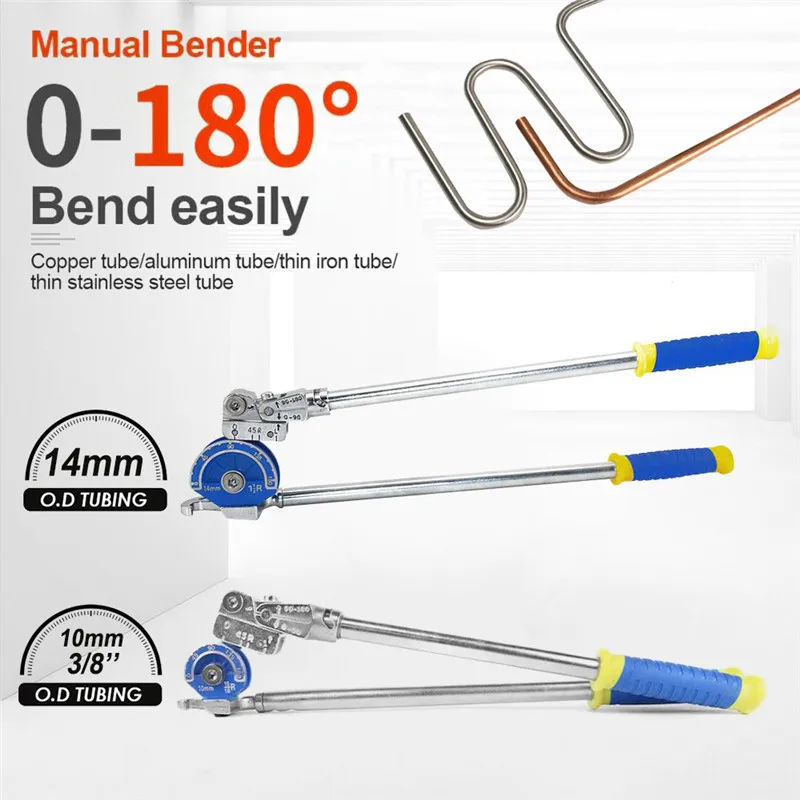 

180 ° Heavy duty Pipe Bender 10mm 3/8 "14mm Strong Iron Pipe Bender Bending Bender