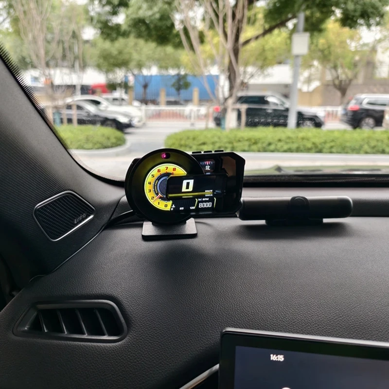 

Car Mounted Head Up Display A590 HUD Fuel Consumption Turbine OBD instrument Modification Driving Rating Gesture Switching
