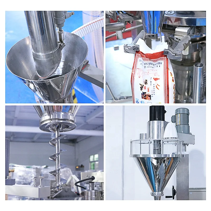 Automatic Packaging Stand Up Zipper Bag Premade Pouch Fill Seal Packing Machine